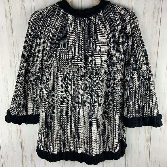 PURE Handknit 💯 Cotton Cardigan Sweater XS/S - Picture 6 of 7